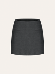 Mid-Waist Mini Skirt