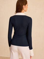 Color-Block Button-Down Shirt