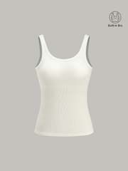 Bra-Free Ribbed Tank Top
