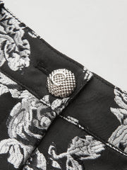 Rose Jacquard Mini Skirt