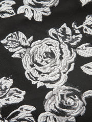 Rose Jacquard Mini Skirt