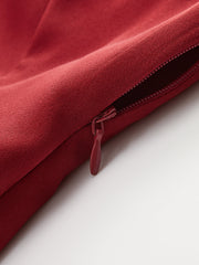 Sleeveless V-Neck Peplum Top