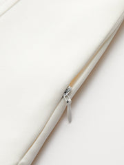 Asymmetric Neckline Flare Dress