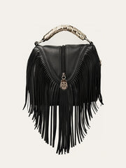 Fringe Handle Handbag