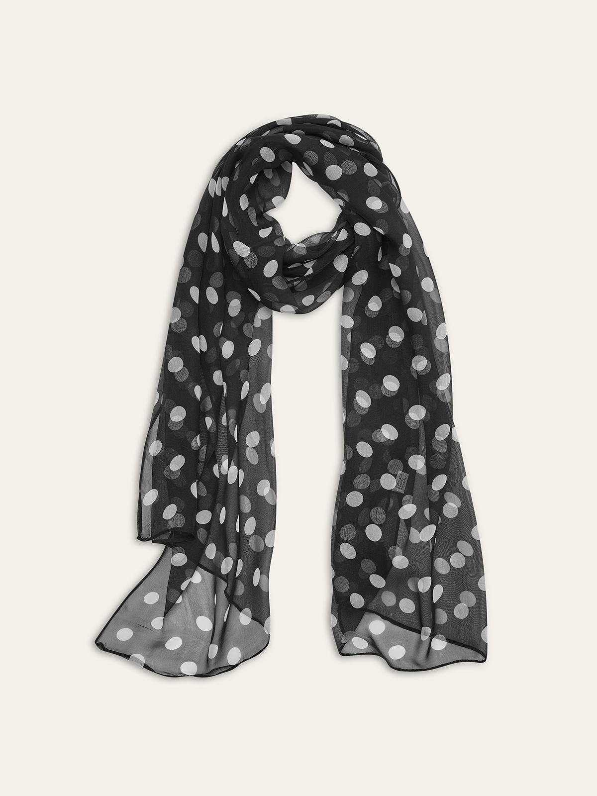 Polka Dot Sheer Scarf