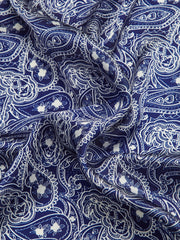 Paisley Print Square Scarf
