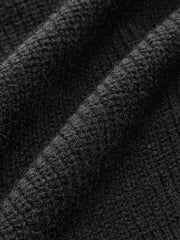 Denim Panel Knit Cardigan