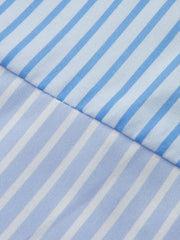 Metal Detail Striped Maxi Skirt