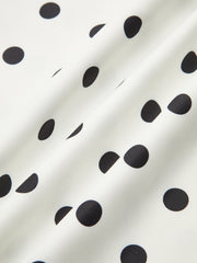 Lace Trim Polka Dot Cami Dress