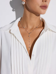 Ball Bead Tassel Necklace