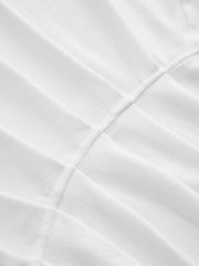 V-Neck Ruched Long Sleeve Maxi Dress