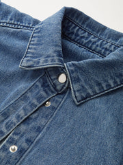 Puff Sleeve Denim Jacket