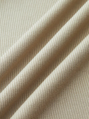 Metal Buckle Elastic-Waist Maxi Skirt