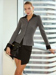 Contrast Collar & Cuff Slim Fit T-Shirt