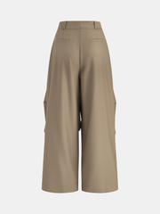 High-Waist Drawstring Parachute Pants