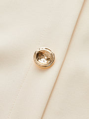 Button-Front Belted Maxi Dress