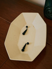 Agate Bead Drop Earrings