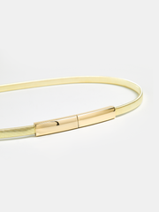 Alloy Buckle Elastic Waist Belt