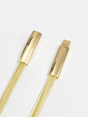 Alloy Buckle Elastic Waist Belt