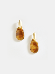 Oval Teardrop Earrings