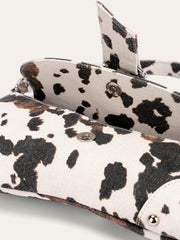 Animal Print Buckle Shoulder Bag