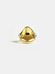 Multi-Stone Golden Ring