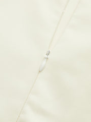 Stand Collar Long Sleeve Cut-Out Fitted Dress