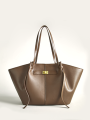 Oversized PU Leather Tote Bag