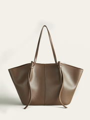 Oversized PU Leather Tote Bag