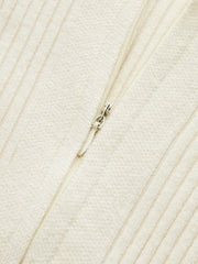 Ribbed Polo Zip Knit Bodysuit