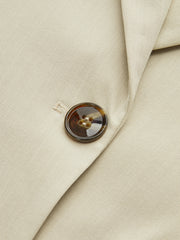 Lace Detail Single Button Blazer