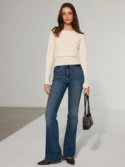 Ruffle Sleeve Sweater