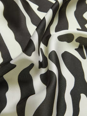 Zebra Print Square Scarf