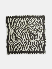 Zebra Print Square Scarf