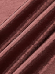 Satin Cowl Neck Cropped Cinched Blouse