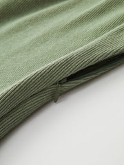 Cotton Blend Ruffled Belted Sleeveless Maxi Dress