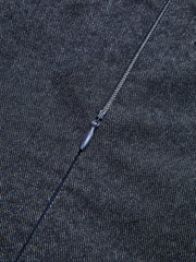 Denim Sleeveless Belted Flared Maxi Dress