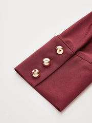 Collared Long Sleeve Bodysuit