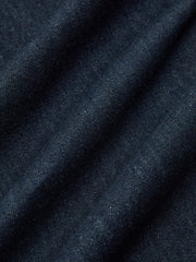 Contrast Trim Denim Sleeveless Mini Dress