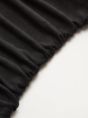 Color-Block Panel Tie-Waist Shirt