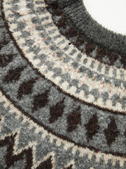 Fair Isle Crew Neck Sweater