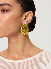 Oversized Irregular Shaped Drop Earrings