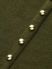 Wool Blend Belted Cardigan