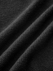 Tie Neck Button Fitted Cardigan