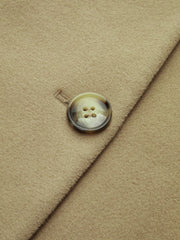 Asymmertrical Button Down Wool-blend Coat