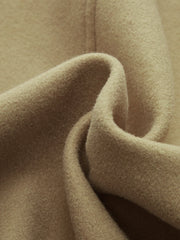 Asymmertrical Button Down Wool-blend Coat