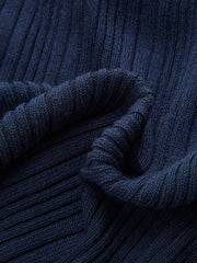 Ribbed Knit Cut-out Wrap Top