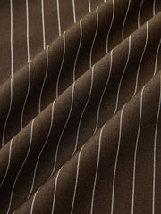 Belted Striped Smart Pants