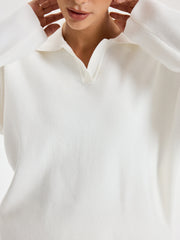 Oversized Polo Jumper & Pants Set