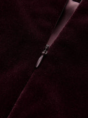 Corduroy Asymmetric Mini Skirt